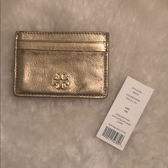 Tory Burch Handbags - Tory Burch Gold Wallet
